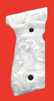 Beretta 92, 96, M9 Pistol Grip - Altamont, Classic Panel, White Pearl