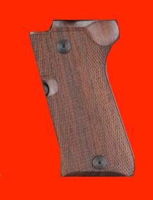 Beretta 92, 96, M9 Pistol Grip - Hogue, Classic Panel, Checkered Fancy Wood