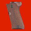 Quality Beretta 92, 96, M9 Pistol Grip - Hogue, Classic Panel, Checkered Fancy Wood