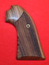 Quality Ruger Bisley Revolver Grip - Hogue, Classic Panel, Checkered Fancy Wood