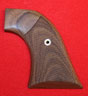 Quality Ruger Blackhawk, Single Six and Vaquero Revolver Grip - Hogue, Classic Panel, Checkered Fancy Wood