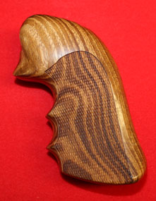 Ruger Blackhawk, Single Six and Vaquero Revolver Grip - Hogue, Oversize Finger Groove, Checkered Fan