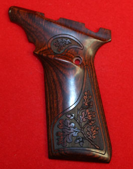 Browning Buckmark Pistol Grip - Altamont, Ultima Panel, Rosewood w/ Oakleaf Design