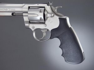 Colt Anaconda/King Cobra Revolver Grip - V frame Revolver Grip - Hogue, Oversize Finger Groove, Rubb