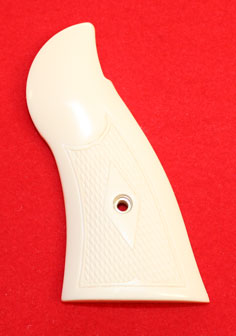 Smith & Wesson N Frame Square Butt Revolver Grip - Altamont, Classic Panel, Checkered Bonded Ivory