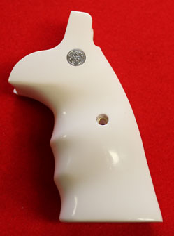Smith & Wesson N Frame Square Butt Revolver Grip - Altamont, Oversize Finger Groove, Bonded Ivory w/