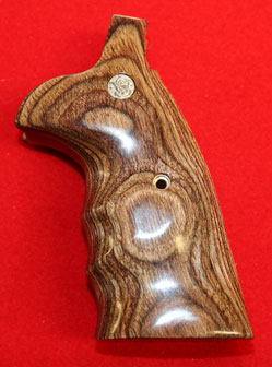 Smith & Wesson N Frame Square Butt Revolver Grip - Altamont, Oversize Finger Groove, Walnut w/ S&W M