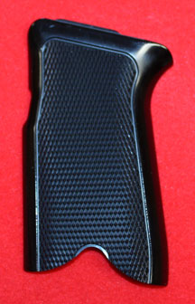 Ruger P85, P89, P90, P91 Pistol Grip - Hogue, Extreme Series Classic Panel, Checkered Black Aluminum