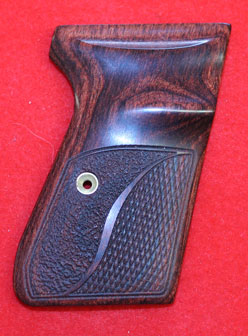 Walther (S&W) PPK/S Pistol Grip - Altamont, Ultima Panel, Checkered Rosewood w/ Half Stiple Design