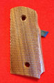 Quality Para Ordnance P 10 Pistol Grip - Hogue, Classic Panel, Checkered Fancy Wood