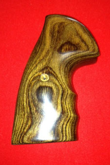 Colt Python Revolver Grip - I&E frame Revolver Grip - Altamont, Oversize Finger Groove, Walnut