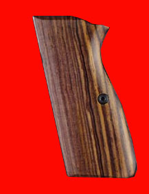 Browning High Power Pistol Grip - Hogue, Classic Panel, Fancy Wood