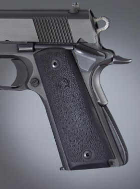 Colt 1911 Government & Commander Pistol Grip - Hogue, Side Panel Grip, Rubber