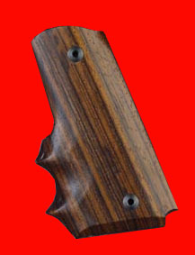 Colt Officer/Defender Model Pistol Grip - Hogue, Oversize Finger Groove, Fancy Wood