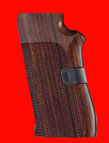 CZ-52 Pistol Grip - Hogue, Classic Panel, Checkered Fancy Wood