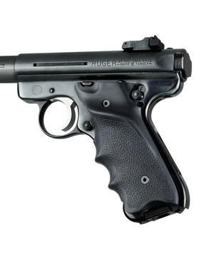 Ruger Mark II / lll (.22) Pistol Grip - Hogue, Right Hand Thumbrest, Rubber