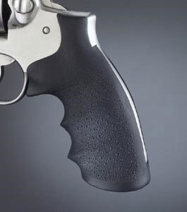 Ruger Security Six Revolver Grip - Hogue, Oversize Finger Groove, Rubber