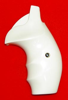 Smith & Wesson N Frame Round Butt Revolver Grip - Altamont, Oversize Finger Groove, Bonded Ivory