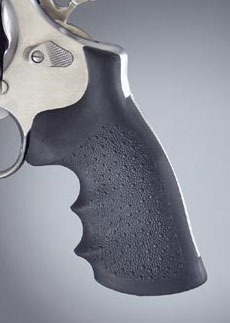 Smith & Wesson N Frame Square Butt Revolver Grip - Hogue, Finger Groove, Rubber