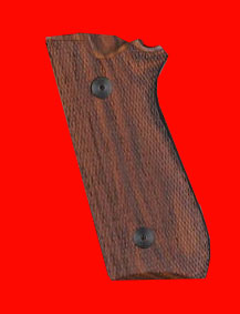 Taurus PT 92 / PT99 Decocker Pistol Grip - Hogue, Classic Panel, Checkered Fancy Wood