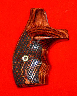 Taurus Small Frame / T-85 Revolver Grip - Altamont, Boot Grip, Checkered Rosewood