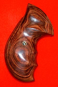 Taurus Medium/Large Frame Round Butt Revolver Grip - Altamont, Oversize Finger Groove, Rosewood