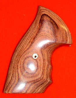 Taurus Medium/Large Frame Square Butt Revolver Grip - Altamont, Oversize Finger Groove, Rosewood