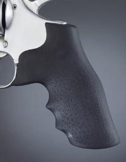 Dan Wesson Small Frame .357 (Square Tang) Revolver Grip - Hogue, Oversize Finger Groove, Rubber