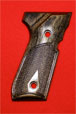 Quality Beretta 92, 96, M9 Pistol Grip Pistol Grip - Altamont, Classic Panel, Checkered Silver Black