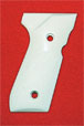 Quality Beretta 92, 96, M9 Pistol Grip Pistol Grip - Altamont, Classic Panel, Checkered Bonded Ivory