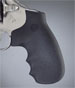 Quality Colt D-frame (Post 1971) Revolver Grip - Hogue, Oversize Finger Groove, Rubber