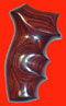 Quality Ruger GP100/Super Redhawk Revolver Grip - Badger, Oversize Finger Groove, Rosewood