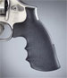 Quality Smith & Wesson K & L Frame Round Conversion Revolver Grip - Hogue, Finger Groove, Rubber