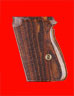 Quality Walther PPK (Interarms) Pistol Grip - Hogue, Classic Panel, Checkered Fancy Wood