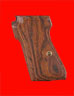 Quality Walther (Interarms) PPK/S & PP Pistol Grip - Hogue, Classic Panel, Checkered Fancy Wood