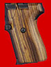 Quality SIG Sauer P239 Pistol Grip - Hogue, Classic Panel, Fancy Wood