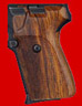 Quality SIG Sauer P239 Pistol Grip - Hogue, Classic Panel, Checkered Fancy Wood